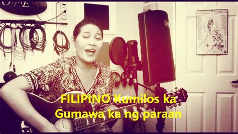 KUMILOS: Tagalog.